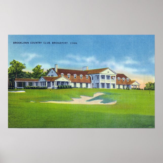 Außenansicht des Brooklawn Country Club Poster (Vorne)