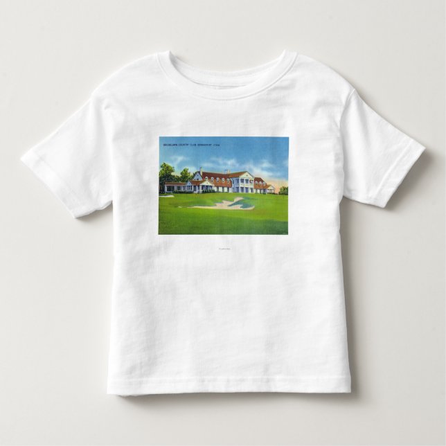 Außenansicht des Brooklawn Countryklubs Kleinkind T-shirt (Vorderseite)