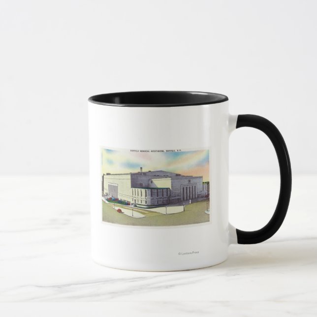 Außenansicht des Buffalo-Gedenkmals Tasse (Rechts)