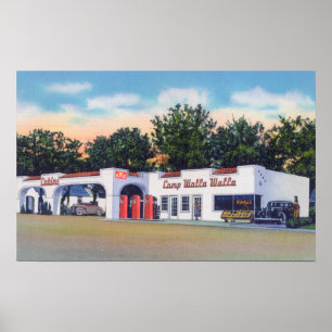 Außenansicht des Camps Walla Walla Poster