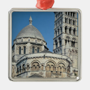 Außenansicht des chevet silbernes ornament