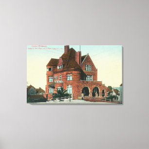 Außenansicht des Crocker Wohnsitzes Leinwanddruck