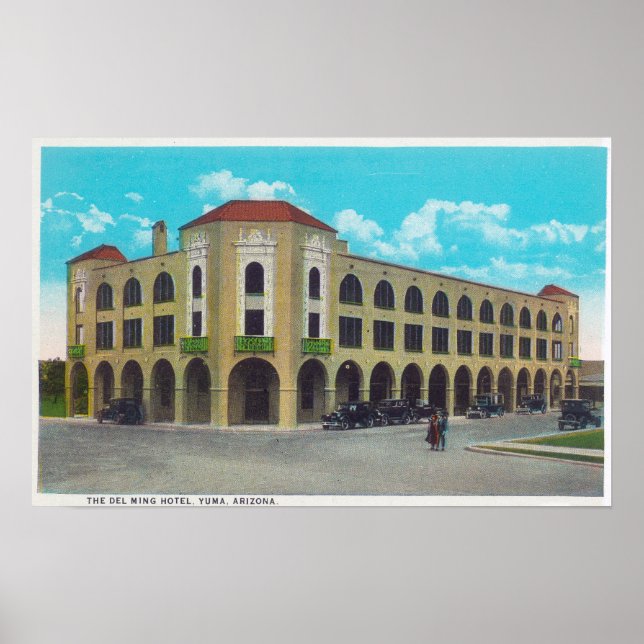 Außenansicht des Del Ming HotelYuma, AZ Poster (Vorne)