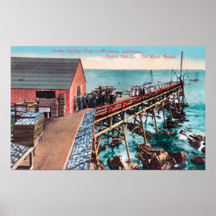 Außenansicht des Del Monte Sardine Poster