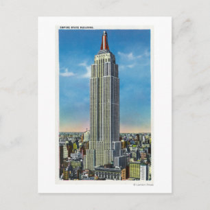 Außenansicht des Empire State Bldg Postkarte