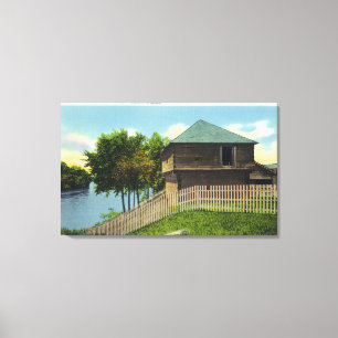 Außenansicht des Forts Halifax Leinwanddruck