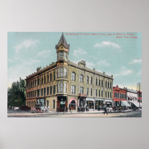 Außenansicht des Geiser Grand Hotel Poster