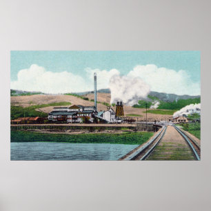 Außenansicht des George Palmer Lumber Co Poster