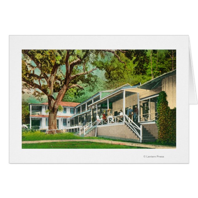 Außenansicht des Geysers Hotels, Gäste Posin (Vorderseite (Horizontal))