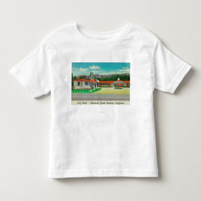 Außenansicht des Golf-Motels, Montecito Kleinkind T-shirt (Vorderseite)
