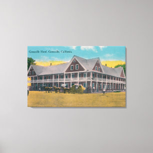 Außenansicht des Greenville-Hotels Leinwanddruck