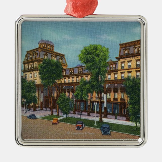 Außenansicht des großartigen Gewerkschafts-Hotels Silbernes Ornament (Vorne)