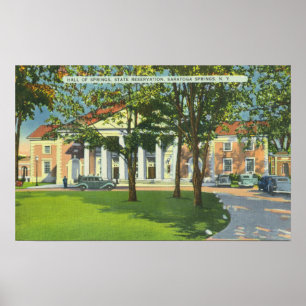 Außenansicht des Halls der Frühlinge Poster