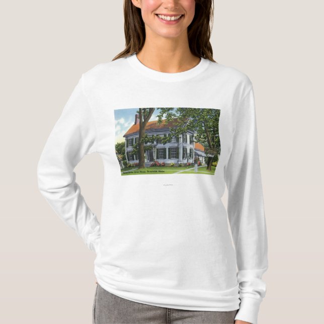 Außenansicht des Hauses Harriet Beecher Stowe T-Shirt (Vorderseite)