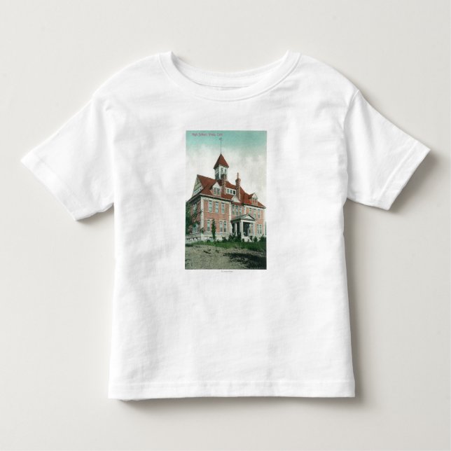 Außenansicht des hohen SchoolYreka, CA Kleinkind T-shirt (Vorderseite)