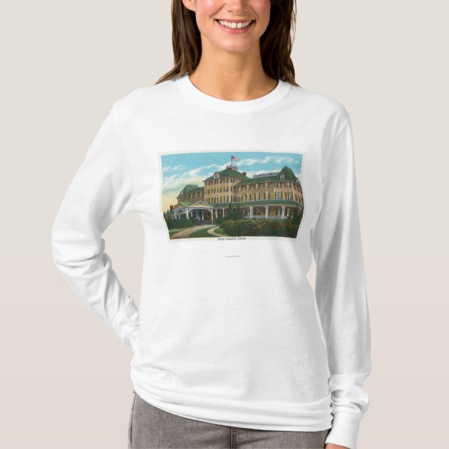 Außenansicht des Hotel Ausable Abgrundes T-Shirt (Vorderseite)