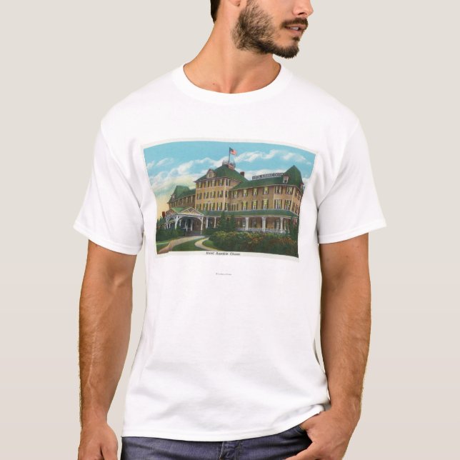 Außenansicht des Hotel Ausable Abgrundes T-Shirt (Vorderseite)