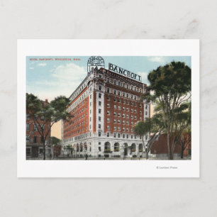 Außenansicht des Hotels Bancroft Postkarte