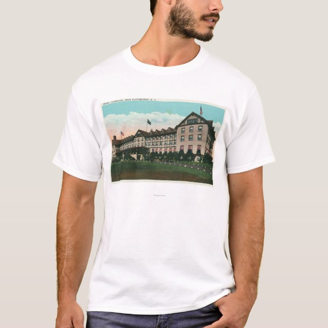 Außenansicht des Hotels Champlain T-Shirt (Vorderseite)