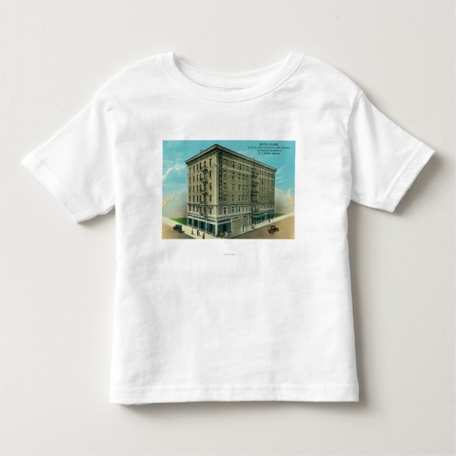 Außenansicht des Hotels Clark Kleinkind T-shirt (Vorderseite)