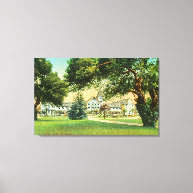 Außenansicht des Hotels del Monte Leinwanddruck (Vorderseite)