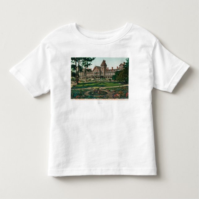 Außenansicht des Hotels Del Monte und des Bodens Kleinkind T-shirt (Vorderseite)