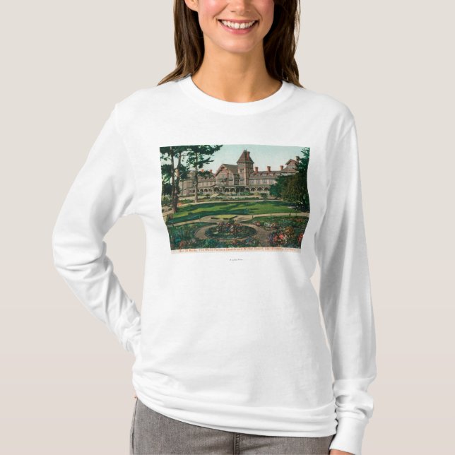 Außenansicht des Hotels Del Monte und des Bodens T-Shirt (Vorderseite)