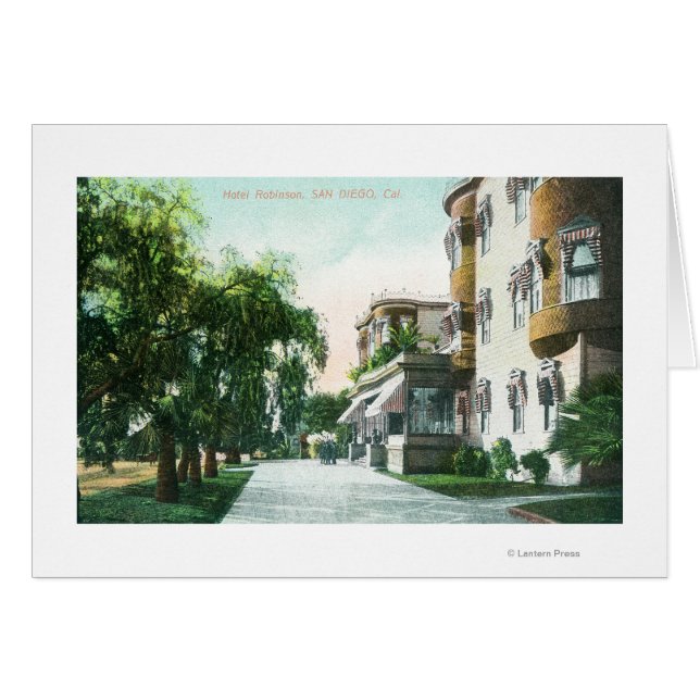 Außenansicht des Hotels Robinson (Vorderseite (Horizontal))