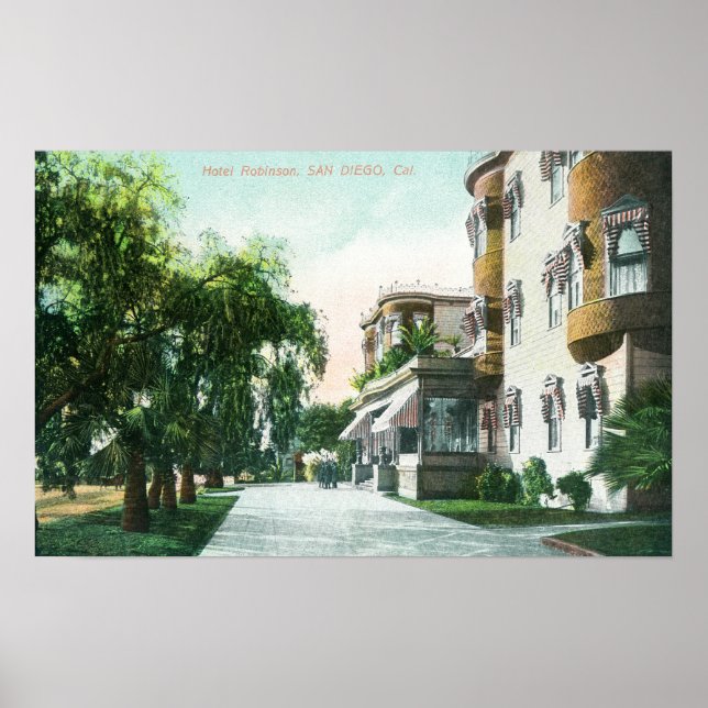 Außenansicht des Hotels Robinson Poster (Vorne)