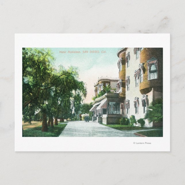 Außenansicht des Hotels Robinson Postkarte (Vorderseite)