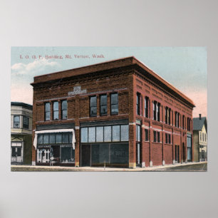 Außenansicht des IOOF-Gebäude Poster