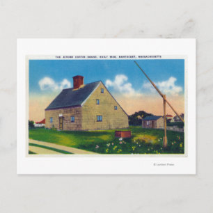 Außenansicht des Jethro Coffin House Postkarte