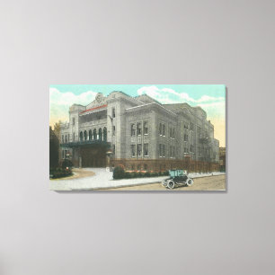 Außenansicht des Kalurahtempels Leinwanddruck