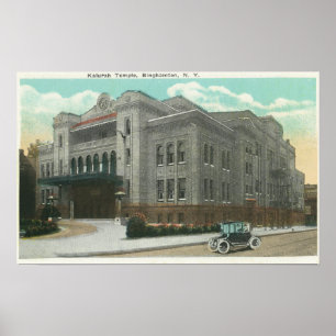 Außenansicht des Kalurahtempels Poster