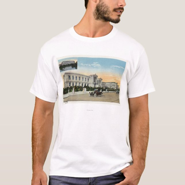 Außenansicht des Kunst-Museums # 2 T-Shirt (Vorderseite)