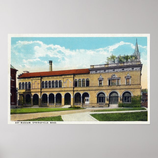 Außenansicht des Kunstmuseums 2 Poster (Vorne)