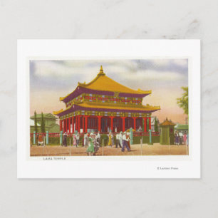 Außenansicht des Lama-Tempels Postkarte