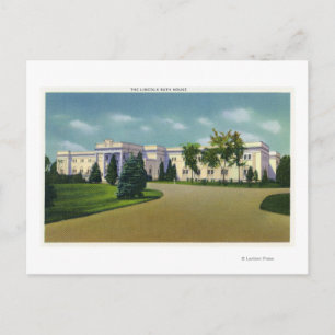 Außenansicht des Lincoln Bath House Postkarte