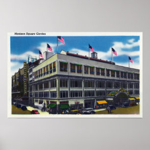 Außenansicht des Madison Square Garden Poster