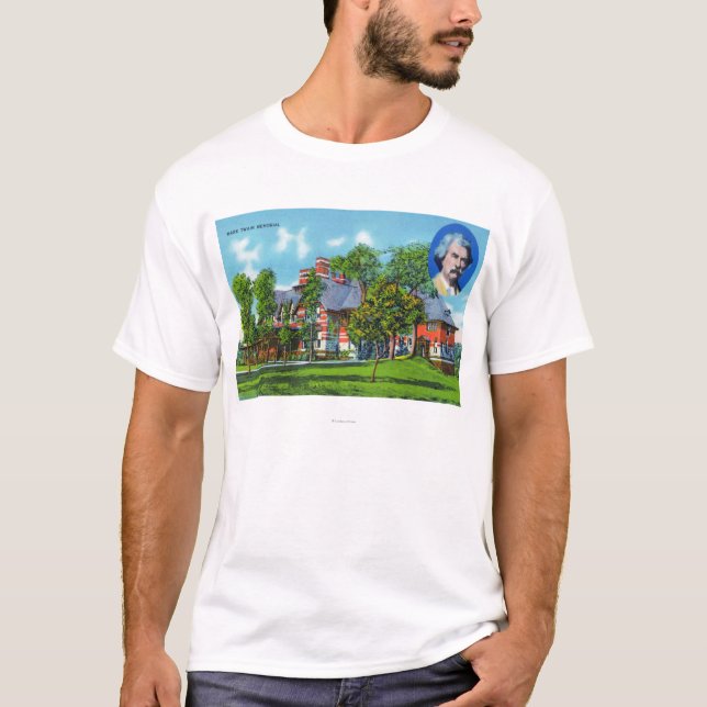 Außenansicht des Mark Twain-Denkmals T-Shirt (Vorderseite)