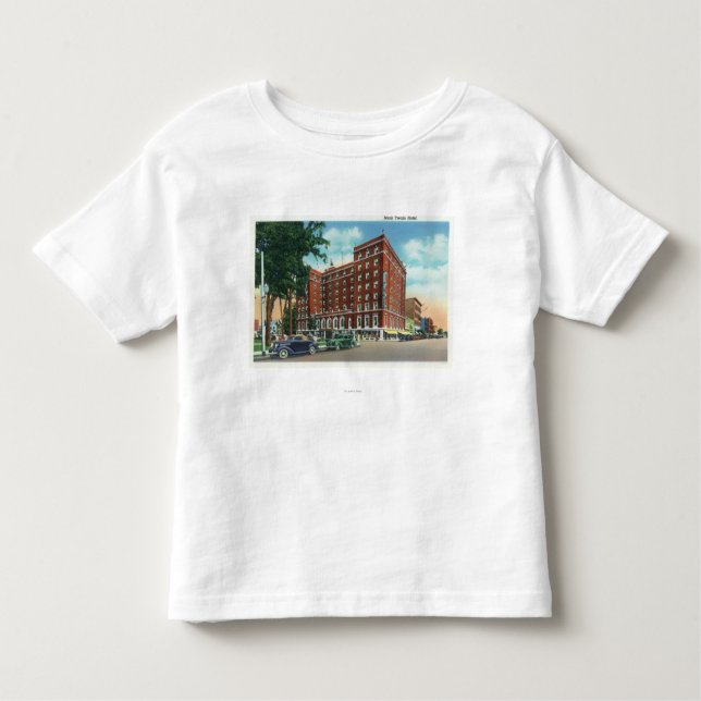 Außenansicht des Mark Twain-Hotels Kleinkind T-shirt (Vorderseite)