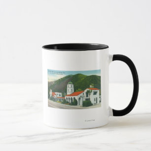Außenansicht des Motel-Gasthauses Tasse