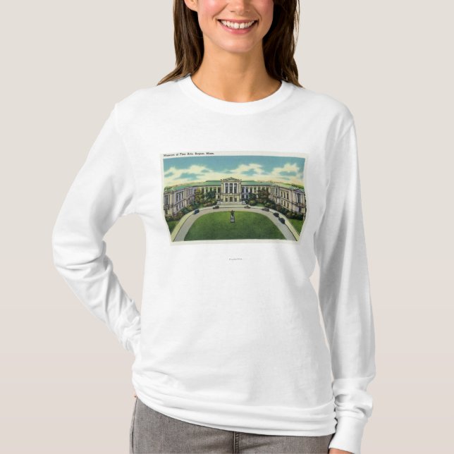 Außenansicht des Museums von schönen Künsten # 2 T-Shirt (Vorderseite)