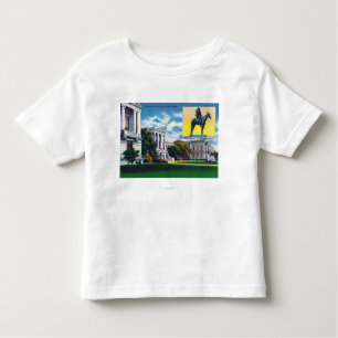 Außenansicht des Museums von schönen Künsten Kleinkind T-shirt