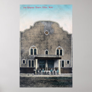 Außenansicht des neuen Ridgeway Theaters Poster