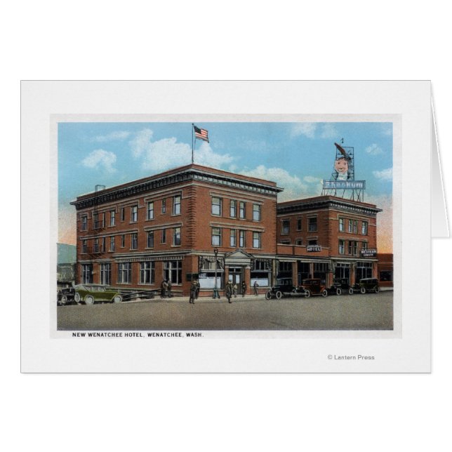 Außenansicht des neuen Wenatchee Hotels (Vorderseite (Horizontal))