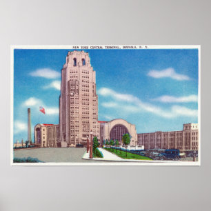 Außenansicht des NY Central Terminal Bldg Poster