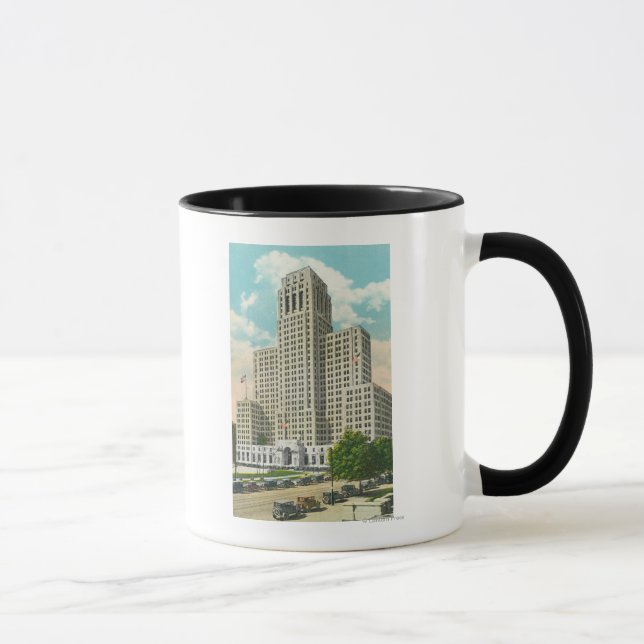 Außenansicht des NY Staat Office Bldg Tasse (Rechts)