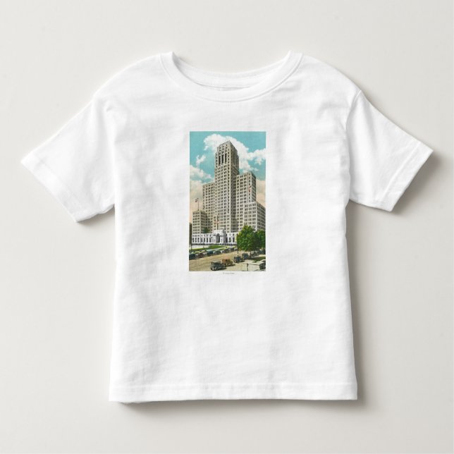 Außenansicht des NY Staats-Büros Gbd Kleinkind T-shirt (Vorderseite)