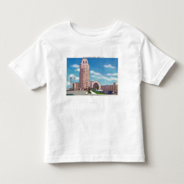 Außenansicht des NY zentralen Anschlusses Gbd Kleinkind T-shirt (Vorderseite)